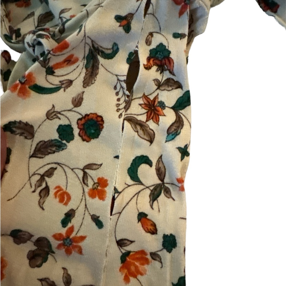 Vintage 1970s Floral Beige Prairie Maxi Dress by This Is Yours San Franc… - Picture 3 of 5